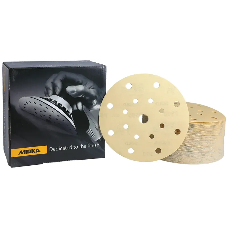 Veilige Betaling MIRKA Gold Schuurschijven 150mm - 17 gaten